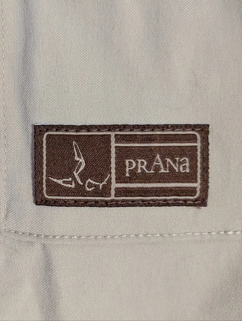 prAna Stretch Zion Men's Large Hiking Shorts Khaki Tan Nylon Cargo Belted L